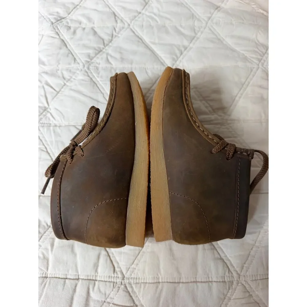 Clarks Wallabee Boot - Little Kid - Beeswax Size 10 Wide